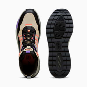 Tenis Trinity Mid Hybrid Hombre, Granola-PUMA Black-Fiery Coral, extralarge