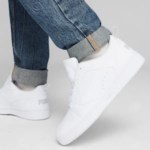 Rebound V6 Low Sneakers, PUMA White-Cool Light Gray, extralarge-GBR