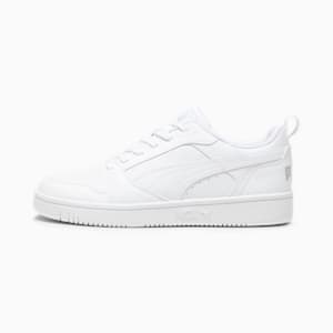 Puma Roma Basic Men S Shoes White-new Navy, vintage Puma Camiseta De Manga Curta Logo, extralarge