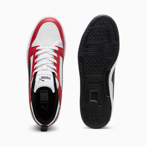 Rebound V6 Low Sneakers, PUMA White-PUMA Black-Club Red, extralarge
