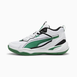 Zapatos deportivos Playmaker 2023, PUMA White-Archive Green-PUMA Black, extralarge