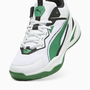 Playmaker Men's Sneakers, PUMA White-Archive Green-PUMA Black, extralarge