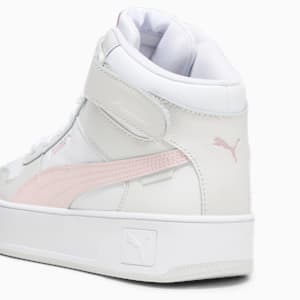 Tenis Carina Street Mid Mujer, PUMA White-Frosty Pink-Feather Gray, extralarge
