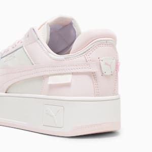Carina Street VTG Women's Sneakers, Warm White-Frosty Pink, extralarge-IND