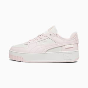 Carina Street VTG Women's Sneakers, Warm White-Frosty Pink, extralarge