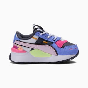 RS 2.0 Glowing Up AC Toddlers' Shoes, Asphalt-Elektro Purple-Pearl Pink