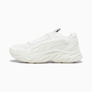 ユニセックス エキゾテック ニトロ スニーカー, Warm White-PUMA Black, extralarge-JPN