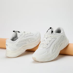 Exotek NITRO Unisex Sneakers, Warm White-PUMA Black, extralarge-IND