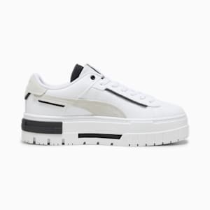 Mayze Crashed Women's Sneakers, PUMA White-PUMA Black, extralarge-IND