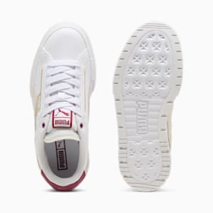 Mayze Crashed Women's Sneakers, PUMA White-Sugared Almond, extralarge-IND