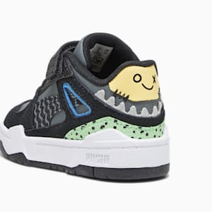 Tenis Slipstream Mix Match para bebés, Cool Dark Gray-PUMA Black-Flaxen, extralarge