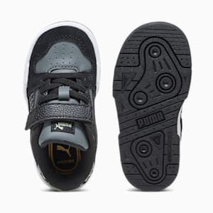 Tenis Slipstream Mix Match para bebés, Cool Dark Gray-PUMA Black-Flaxen, extralarge