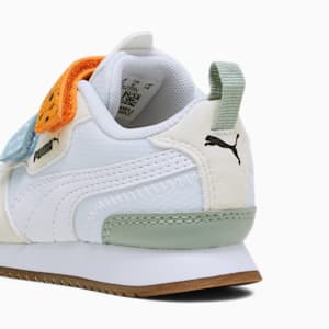 ベビー プーマ R78 ミックス MTCH V スニーカー 12-16cm, Warm White-PUMA White-PUMA Black, extralarge-JPN