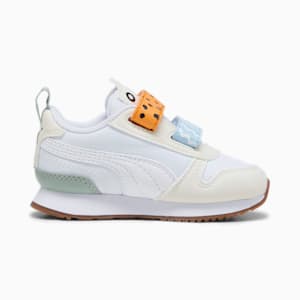 ベビー プーマ R78 ミックス MTCH V スニーカー 12-16cm, Warm White-PUMA White-PUMA Black, extralarge-JPN