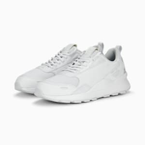RS 3.0 Essentials Unisex Sneakers, PUMA White-PUMA Black, extralarge-IND