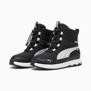 PUMA Evolve Puretex Big Kids' Boots, PUMA Black-Ash Gray-PUMA White, extralarge