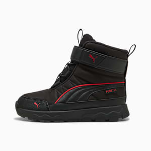 Botas PUMA Evolve Puretex para niños, PUMA Black-For All Time Red, extralarge