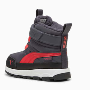 PUMA Evolve Toddlers' Boots, Galactic Gray-Tart Cherry-PUMA Black, extralarge