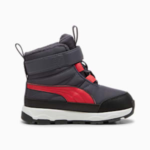PUMA Evolve Toddlers' Boots, Galactic Gray-Tart Cherry-PUMA Black, extralarge