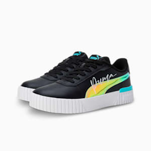 Carina 2.0 Crystal Wings Youth Sneakers, PUMA Black-Team Aqua-PUMA White, extralarge-IND