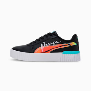 Carina 2.0 Crystal Wings Youth Sneakers, PUMA Black-Team Aqua-PUMA White, extralarge-IND