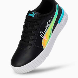 Carina 2.0 Crystal Wings Youth Sneakers, PUMA Black-Team Aqua-PUMA White, extralarge-IND