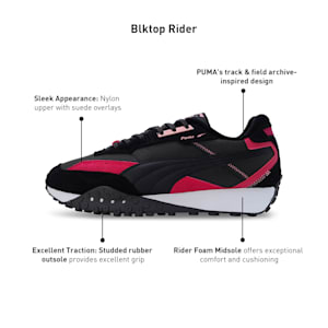 Blktop Rider Unisex Sneakers, Flat Dark Gray-PUMA Black, extralarge-IND