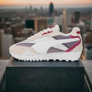 Blktop Rider Suede Sneakers, Frosted Ivory-Pale Plum, extralarge-IND