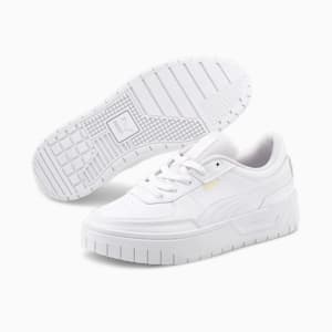 Zapatos deportivos de cuero Cali Dream para muje, PUMA White