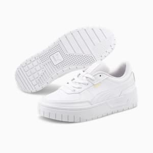 Cali Dream West Coast Leather Women's Sneakers, PUMA White, extralarge