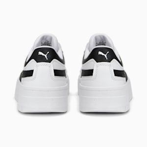 Cali Dream Leather Women's Sneakers, PUMA White-PUMA Black