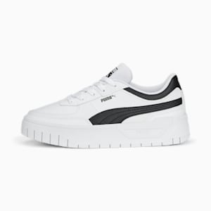 Cali Dream West Coast Leather Women's Sneakers, PUMA White-PUMA Black, extralarge