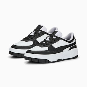 Cali Dream West Coast Leather Women's Sneakers, PUMA Black-PUMA White, extralarge