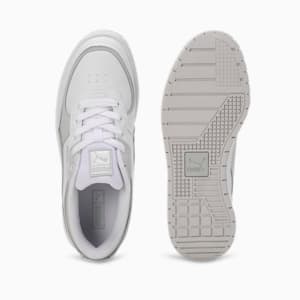 Cali Dream Leather Women's Sneakers, PUMA White-Feather Gray, extralarge-IND
