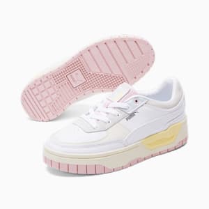 Zapatos deportivos Cali Dream para mujer, PUMA White-Warm White-Chalk Pink