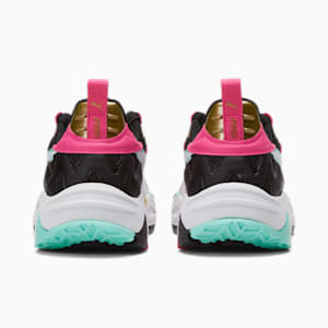 Zapatos deportivos RS-TRCK Vacay Queen para niños grandes, PUMA Black-PUMA White-Glowing Pink