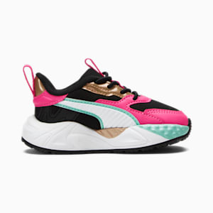 Zapatos deportivos RS-TRCK Vacay Queen AC para bebés , PUMA Black-PUMA White-Glowing Pink