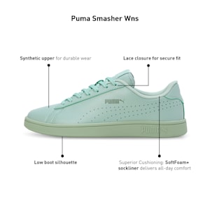 PUMA Smasher Women's Sneakers, Green Fog, extralarge-IND