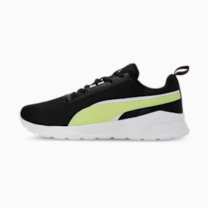 PUMA Flexrate Men's Sneakers, PUMA Black-Light Lime-PUMA White, extralarge-IND