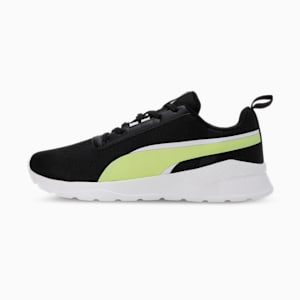 Puma black and green sport shoes hot sale