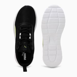 Flexrate Men's Sneakers, PUMA Black-Light Lime-PUMA White, extralarge-IND