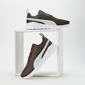 Flexrate Men's Sneakers, Deep Olive-Pristine-PUMA Black, extralarge-IND