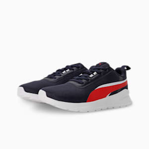 Flexrate Men's Sneakers, New Navy-High Risk Red-PUMA Black, extralarge-IND