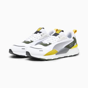 RS 3.0 Suede Unisex Sneakers, PUMA White-PUMA Black-Yellow Sizzle, extralarge-IND