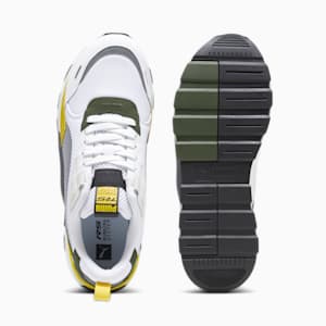 RS 3.0 Suede Unisex Sneakers, PUMA White-PUMA Black-Yellow Sizzle, extralarge-IND