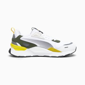 RS 3.0 Suede Unisex Sneakers, PUMA White-PUMA Black-Yellow Sizzle, extralarge-IND