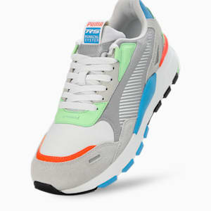 RS 3.0 Future Vintage Unisex Sneakers, PUMA White-Speed Green, extralarge-IND