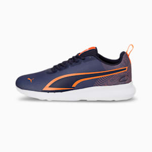 Fire V2 Men's Sneakers, Peacoat-Vibrant Orange, extralarge-IND