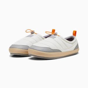ユニセックス プーマ タフ パデッド プラス スリッパ, Alpine Snow-Concrete Gray-Granola-Pumpkin Pie, extralarge-JPN
