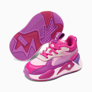 RS-X Rose AC Toddler's Shoes, PRISM PINK-Orchid Shadow-Byzantium
